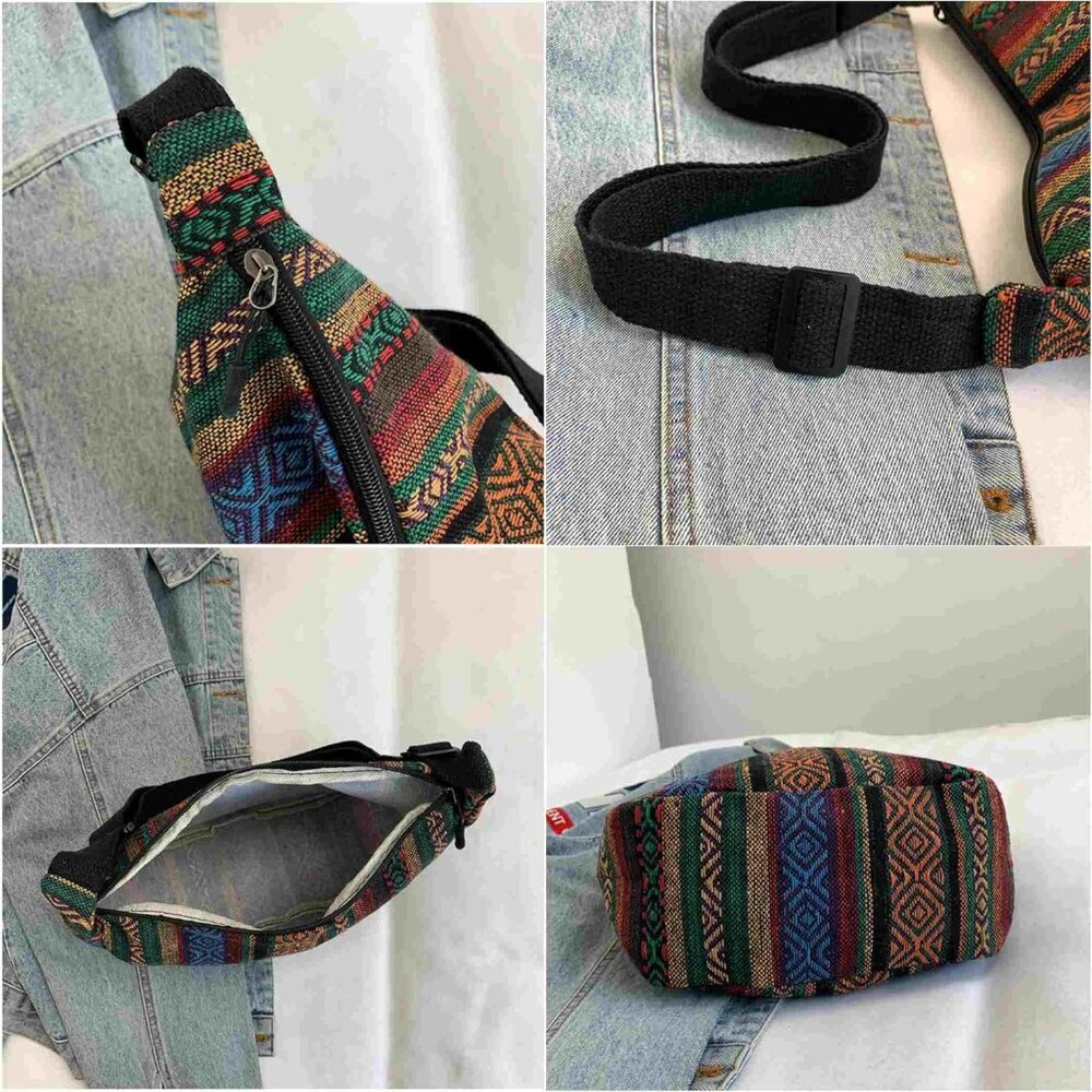 Versatile Crescent Boho Purse With Adjustable Str… - image 7